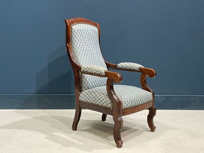 Fauteuil d'enfant en placage d'acajou
Milieu...