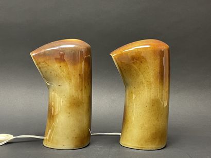 Pierre LEBE (1929-2008) pour VIREBENT - 
Deux...