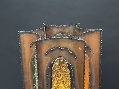 ACCOLAY 
Lampe , piétement en céramique émaillée...