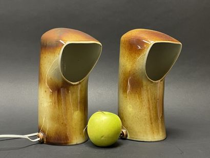 Pierre LEBE (1929-2008) pour VIREBENT - 
Deux...