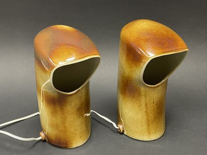 Pierre LEBE (1929-2008) pour VIREBENT - 
Deux...