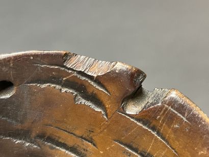 COTE D'IVOIRE Masque Dan.
Bois sculpté à...