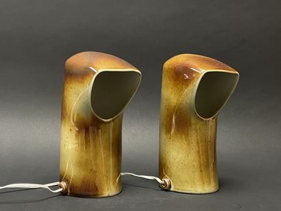 Pierre LEBE (1929-2008) pour VIREBENT - 
Deux...