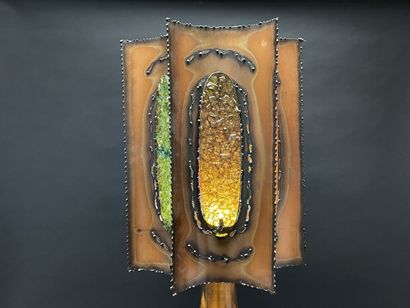 ACCOLAY 
Lampe , piétement en céramique émaillée...