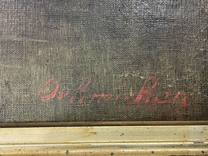 Ecole française début XX°
Bord de rivière
huile...