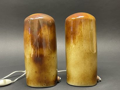 Pierre LEBE (1929-2008) pour VIREBENT - 
Deux...