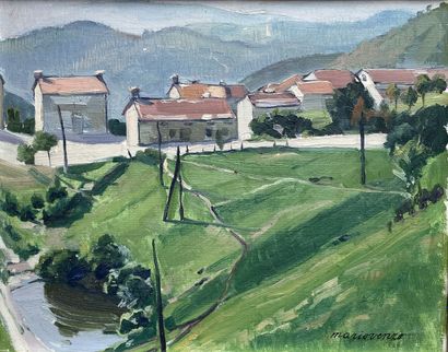 Mario VENZO (1900-1989)
Paysage d'Italie.
Huile...