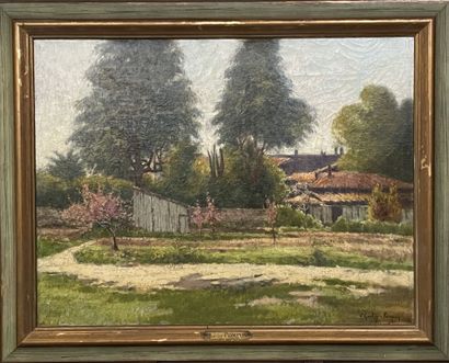 Charles CHARLAY-POMPON (1855 - ?).
Paysage...