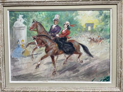 Marcel BLOCH (1882-1966)
Cavaliers sur les...