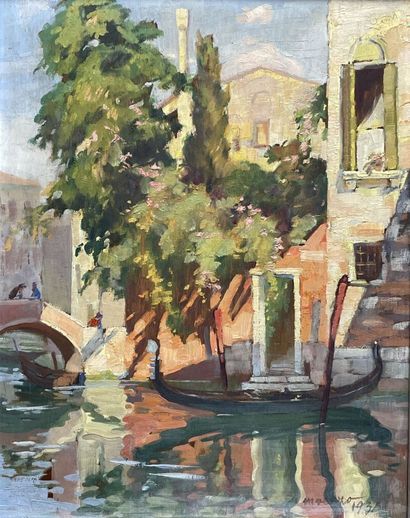 Mario VENZO (1900-1989)
Vue de Venise
Huile...