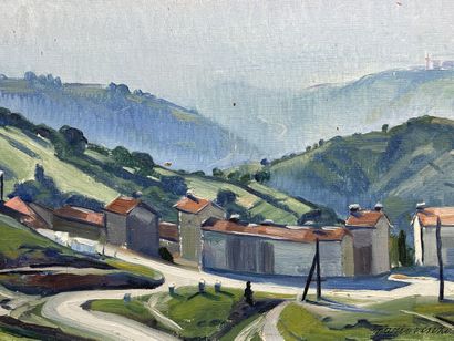 Mario VENZO (1900-1989)
Paysage d'Italie.
Huile...