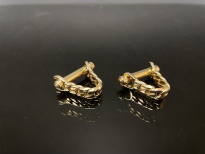 Paire de boutons de manchette dans le style...