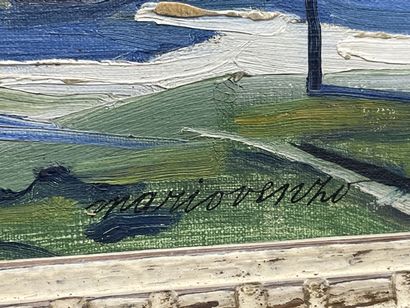 Mario VENZO (1900-1989)
Paysage d'Italie.
Huile...