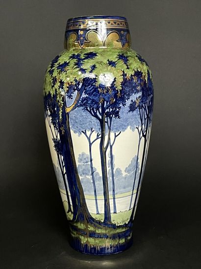 Boch frères Kéramis
Important vase a décor...