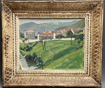 Mario VENZO (1900-1989)
Paysage d'Italie.
Huile...