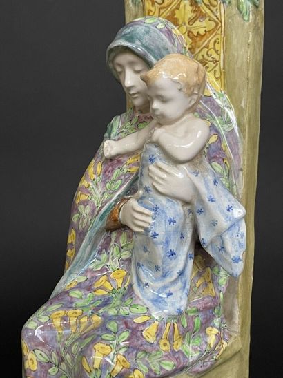 Angelo MINGHETTI (1822-1885) à Bologne.
Vierge...