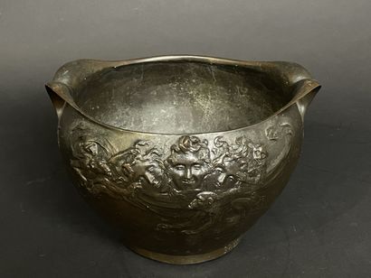 Georges ENGRAND (1852-1936)
Cache pot en...