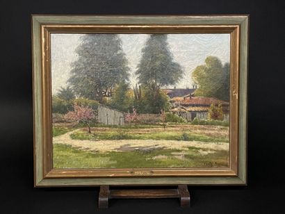 Charles CHARLAY-POMPON (1855 - ?).
Paysage...