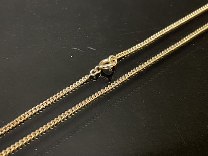 Chaine en or, maille forçat.
Or 750°/00
L...