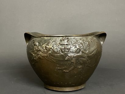 Georges ENGRAND (1852-1936)
Cache pot en...