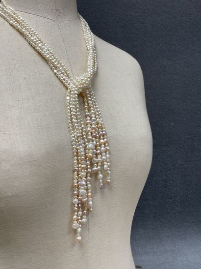 MIKIMOTO
Collier de perles de culture baroques,...