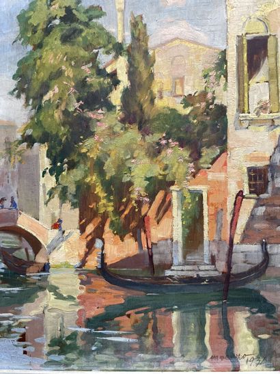 Mario VENZO (1900-1989)
Vue de Venise
Huile...