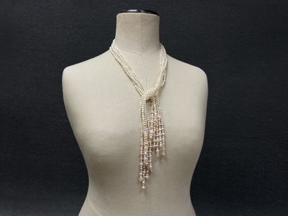 MIKIMOTO
Collier de perles de culture baroques,...