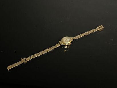 Montre bracelet de dame en or, 
750°/00
L:...