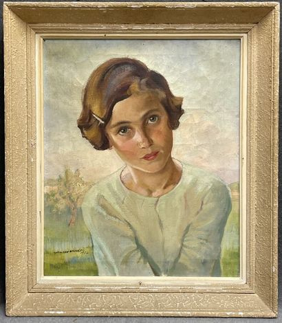 Mario VENZO (1900-1989)
Portrait de jeune...