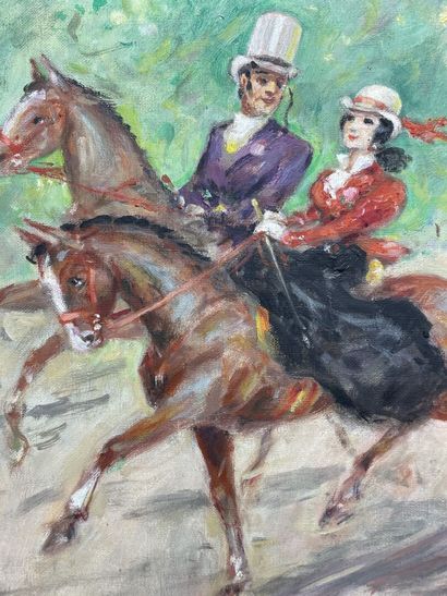 Marcel BLOCH (1882-1966)
Cavaliers sur les...