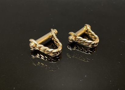 Paire de boutons de manchette dans le style...
