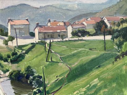 Mario VENZO (1900-1989)
Paysage d'Italie.
Huile...