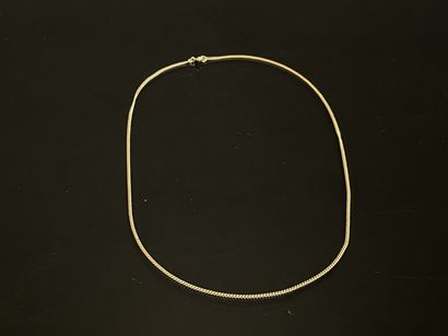Chaine en or, maille forçat.
Or 750°/00
L...