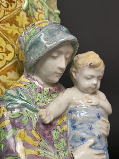 Angelo MINGHETTI (1822-1885) à Bologne.
Vierge...