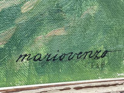 Mario VENZO (1900-1989)
Paysage d'Italie.
Huile...
