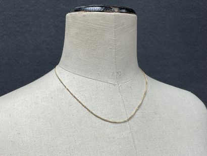 Chaine en or, maille forçat.
Or 750°/00
L...