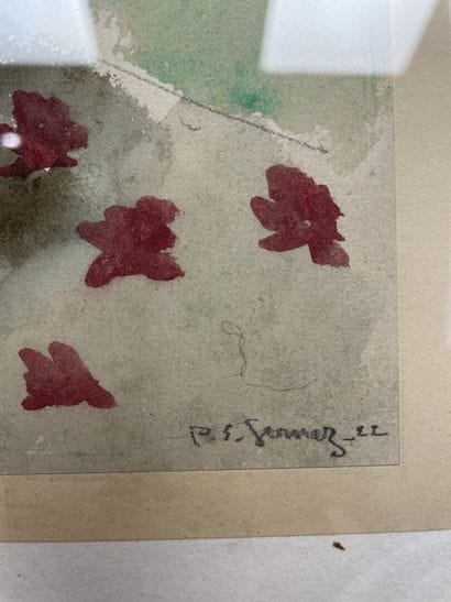 Paul Elie GERNEZ (1888-1948)
Nu de dos.
Aquarelle...