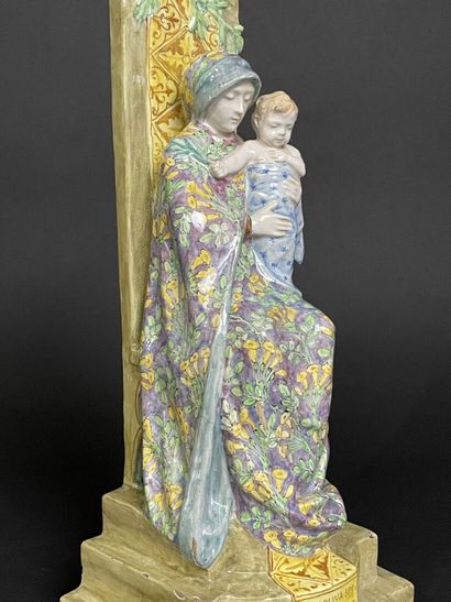 Angelo MINGHETTI (1822-1885) à Bologne.
Vierge...