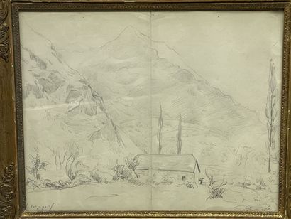 Henri Joseph HARPIGNIES (1819-1916)
Dessin...