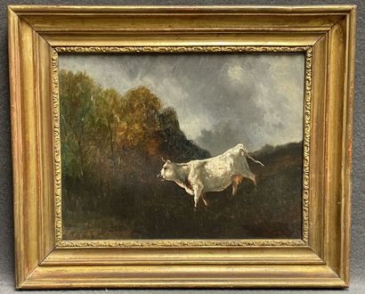 Eugène Alfred CAPELLE (1834-1887)
Vache au...