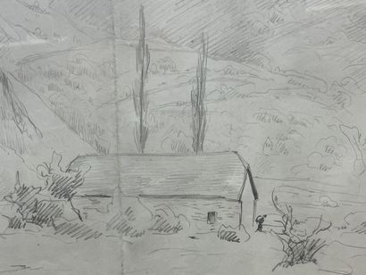 Henri Joseph HARPIGNIES (1819-1916)
Dessin...