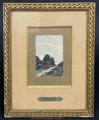 Henri Joseph HARPIGNIES (1819-1916)
Paysage...