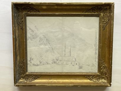 Henri Joseph HARPIGNIES (1819-1916)
Dessin...