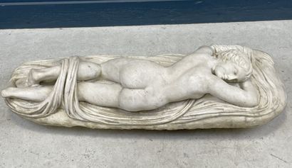 HERMAPHRODITE ENDORMI
Sculpture en marbre...