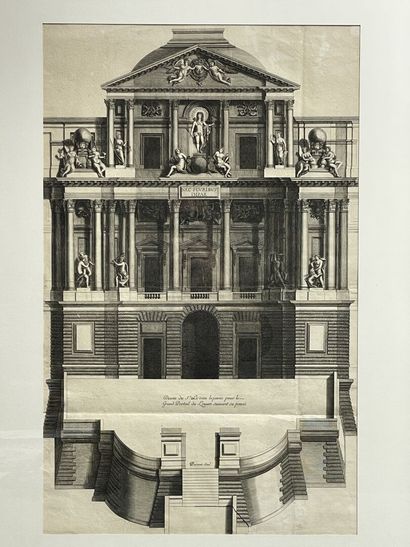 Jean MAROT (1619-1679)
Three framed engravings...