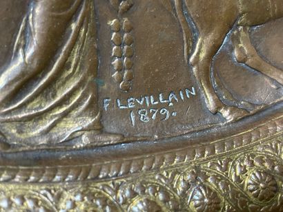 Ferdinand LEVILLAIN (1837-1905) 
Coupe à...