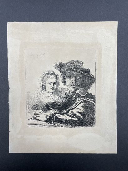 H. VAN RIJN REMBRANDT (1606 1669) 
Self-portrait,...