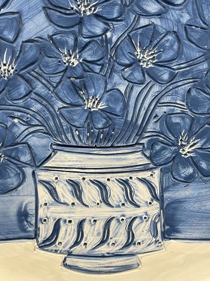 André BRASILIER (né en 1929). 
Bouquet de...