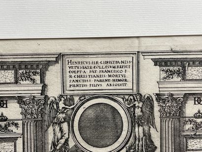 Jean MAROT (1619-1679)
Two framed engravings...