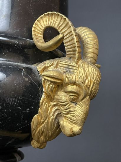 Neoclassical gilt bronze and marble Medici...
